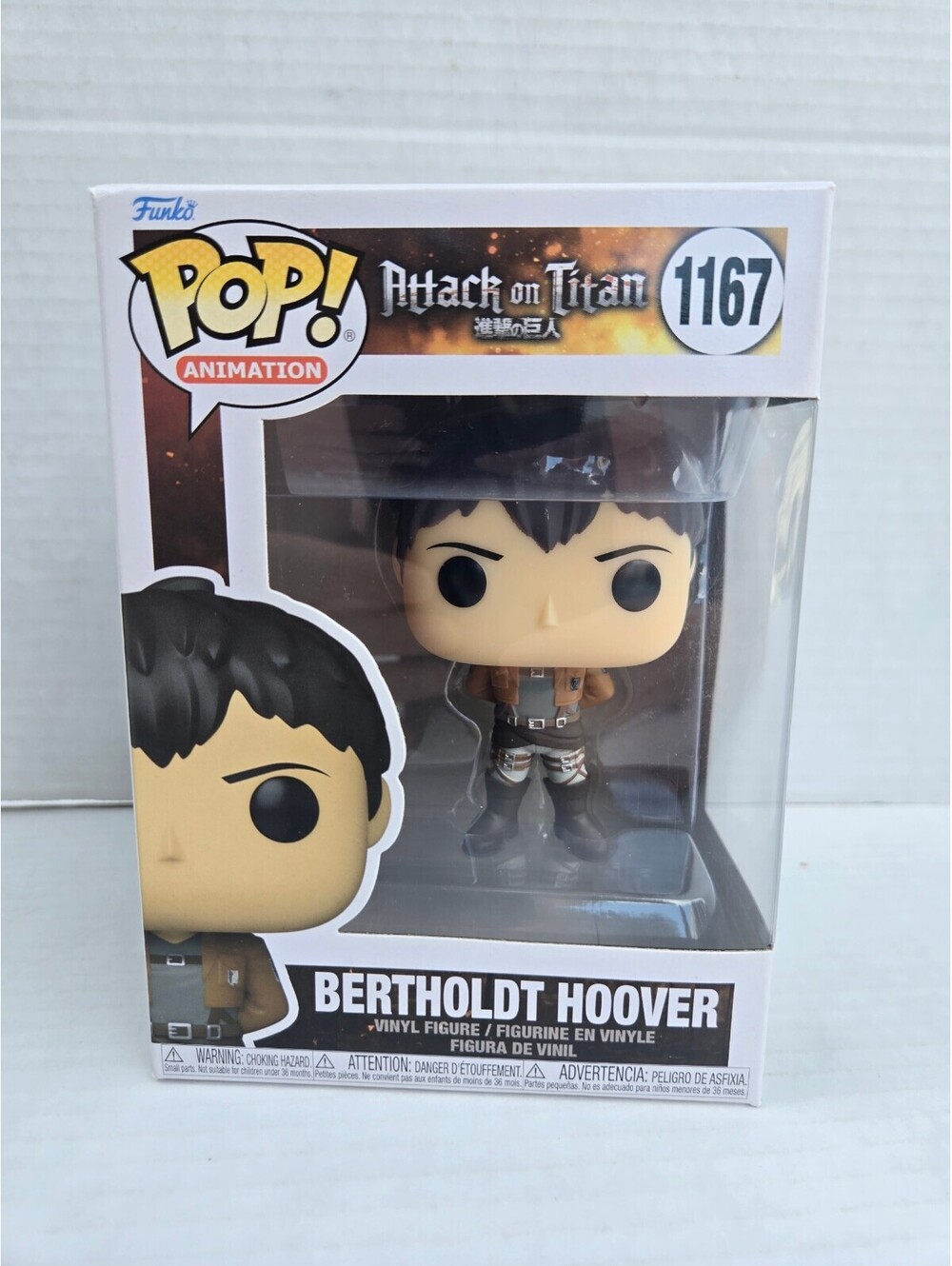 Funko Pop! Animation Attack on Titan Bertholdt Hoover Vinyl Figure #1167 -